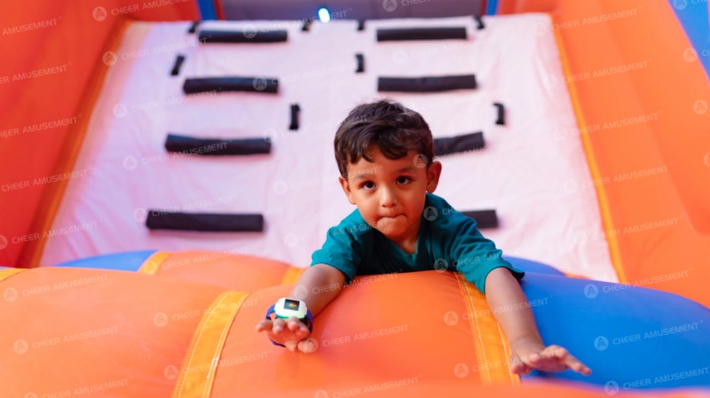 Glow-in-the-Dark Neon Inflatable Adventure Park